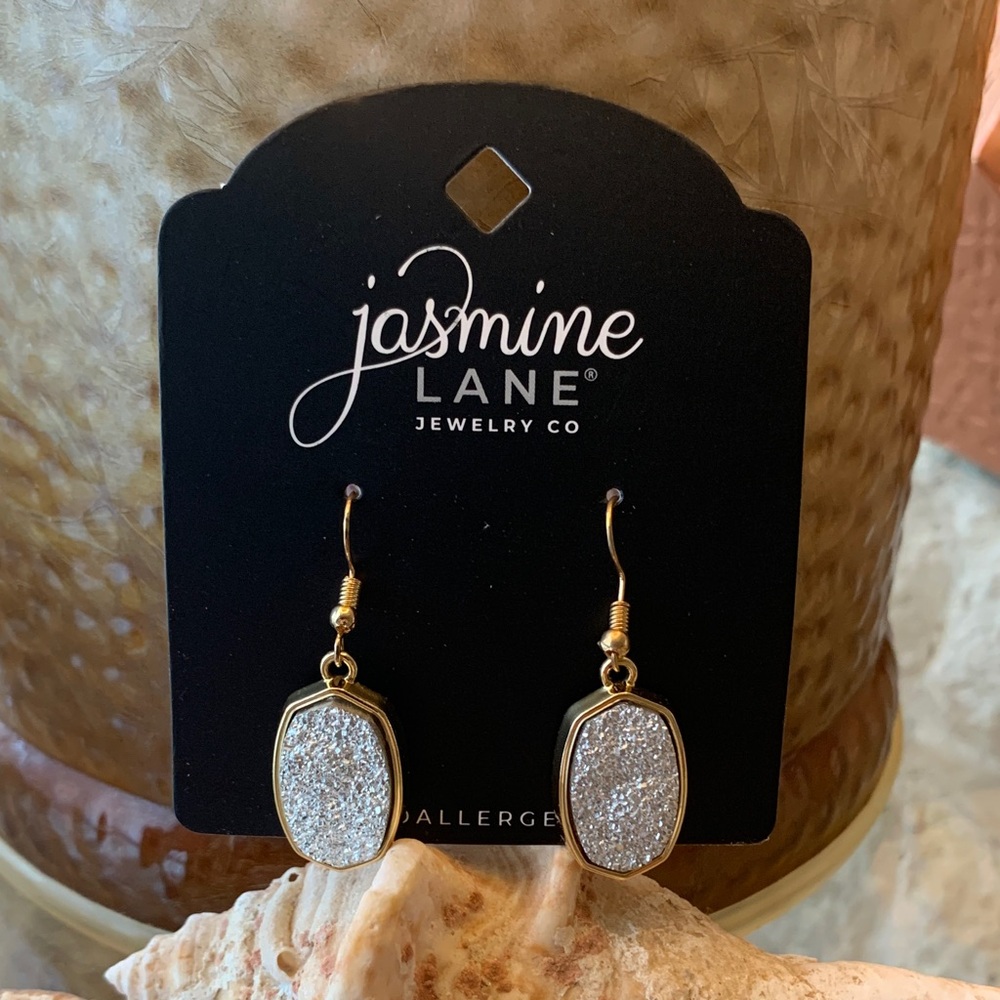 Jasmine Lane Jewelry Co. Druzy Earrings